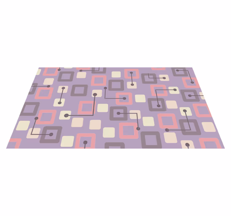 Geometriska kretsar Vinylmatta geometrisk - Tenstickers