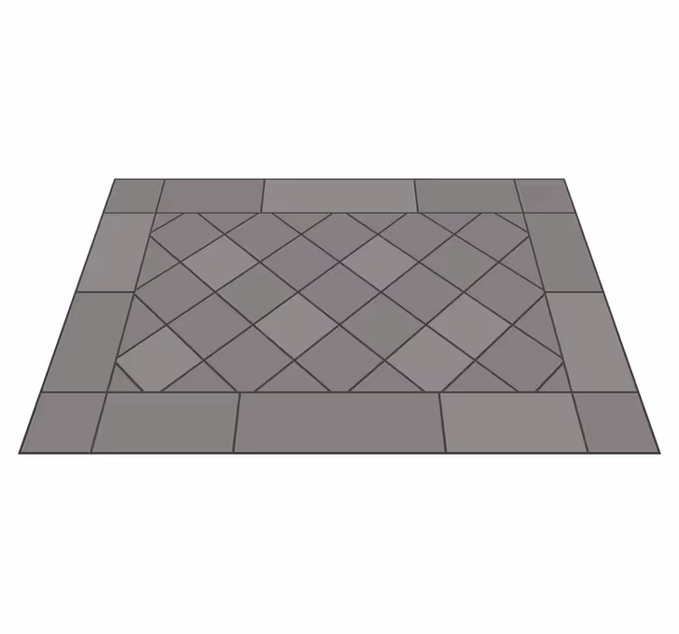 Kaklade geometri Vinylmatta kakeleffekt - Tenstickers