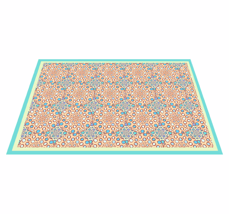 Elegant botaniskt tryck Vinylmatta sovrum - Tenstickers