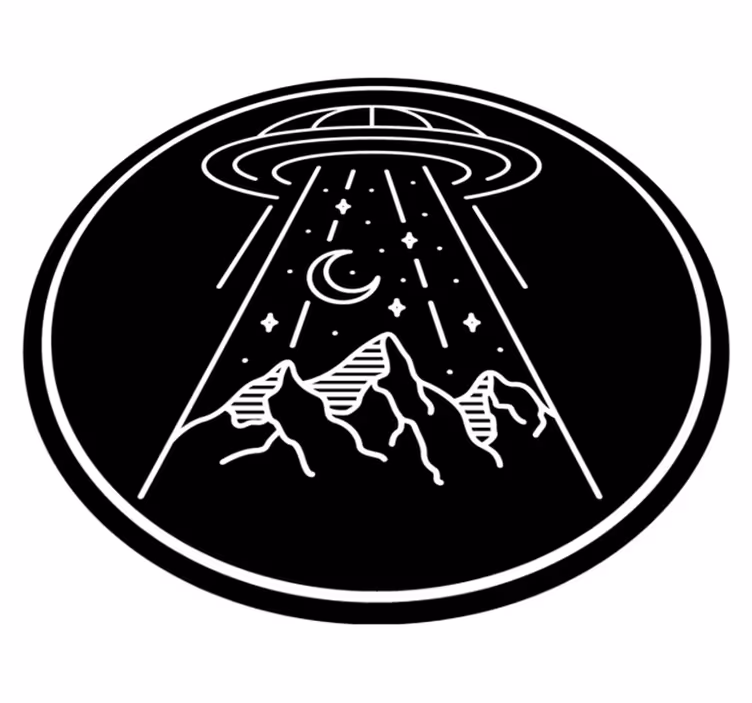 Ovni äventyrstema Vinylmatta Barn - Tenstickers