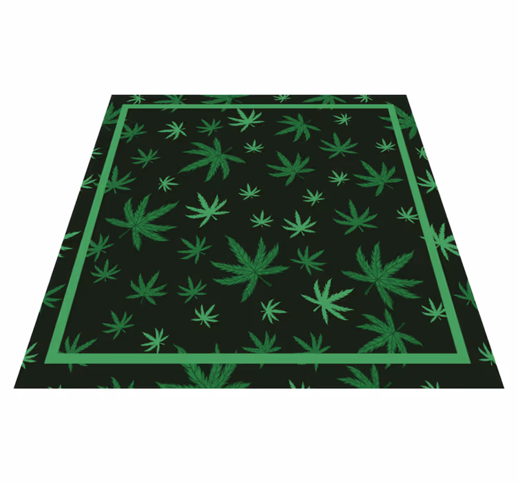 Marajuna blad blommor mattor - Tenstickers