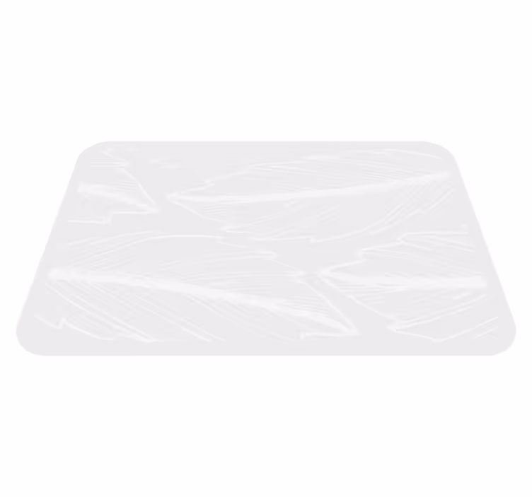 Fjäderavtryckmönster Vinylmatta natur - Tenstickers