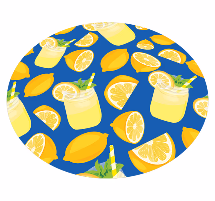 Lemonadförfriskning Vinylmatta Kök - Tenstickers