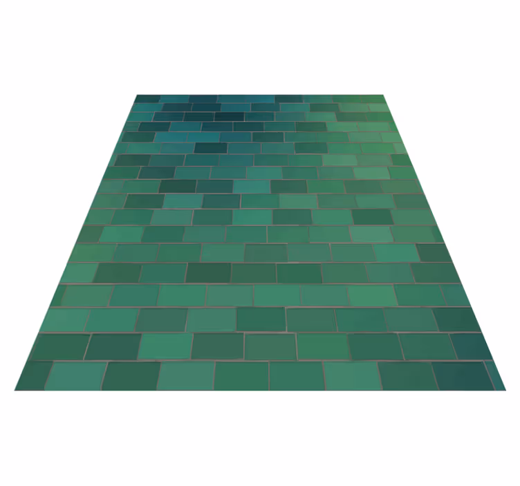 Gröna tegel textur matta - Tenstickers