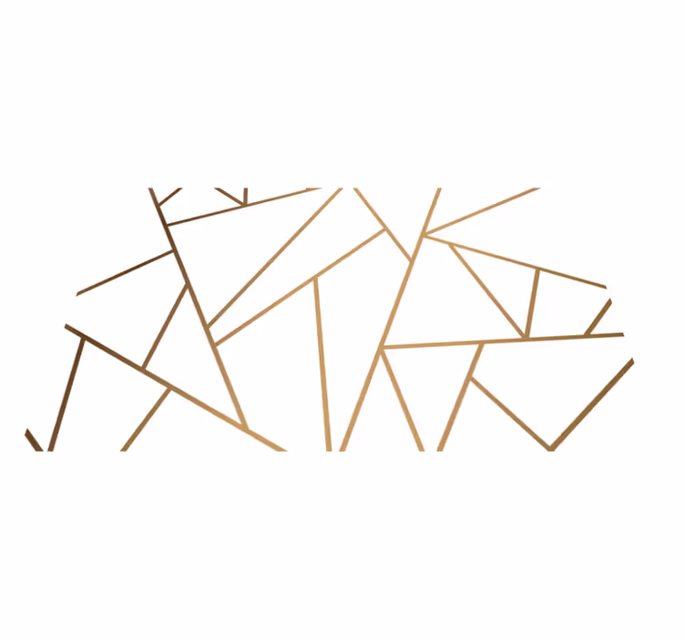 Marmor geometriska former kök vinyl matta - Tenstickers