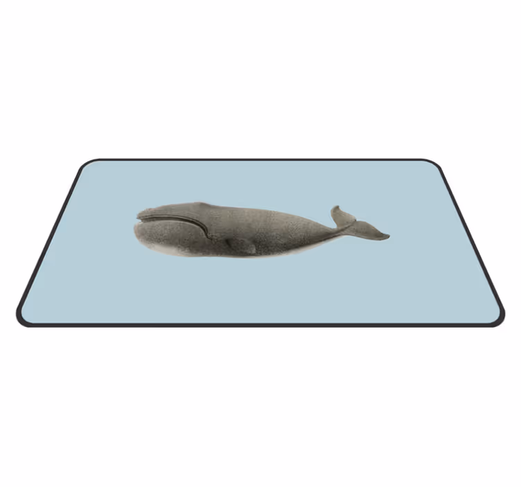 Gamla val djur vinyl matta - Tenstickers