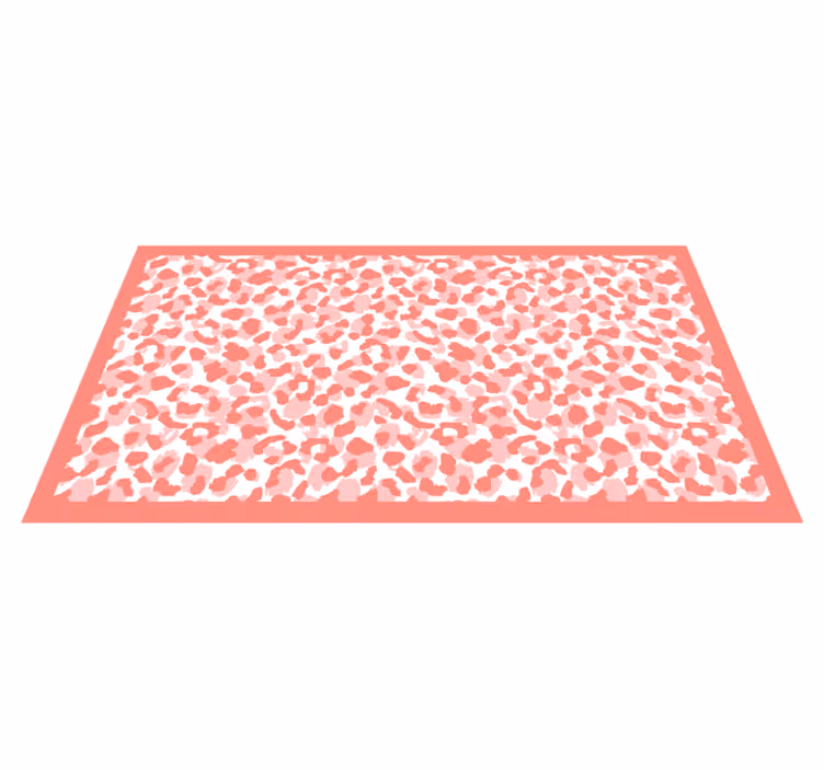 Mjukt leopardmönster Vinylmatta djurtryck - Tenstickers