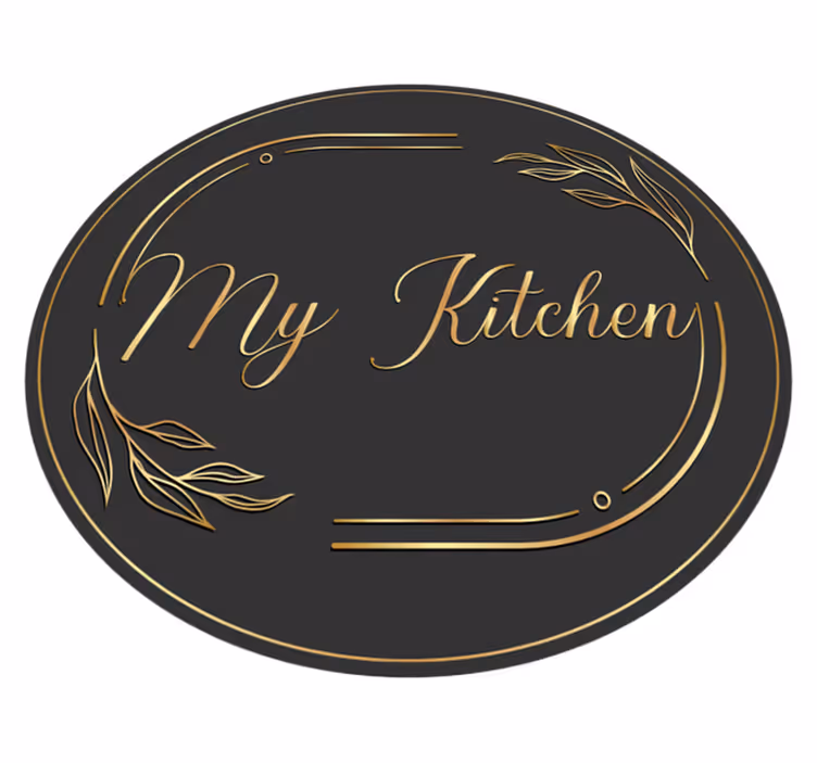 Kök elegant stil kök vinyl matta - Tenstickers