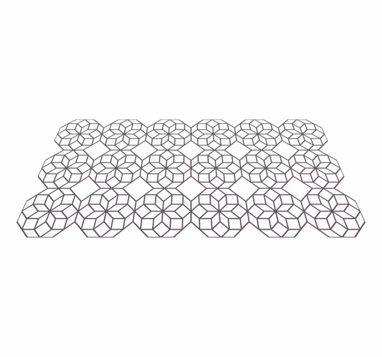 Eleganta åttkantiga plattor kakel matta - Tenstickers