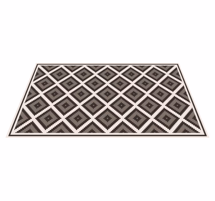 Diamant vintage vinyl matta - Tenstickers