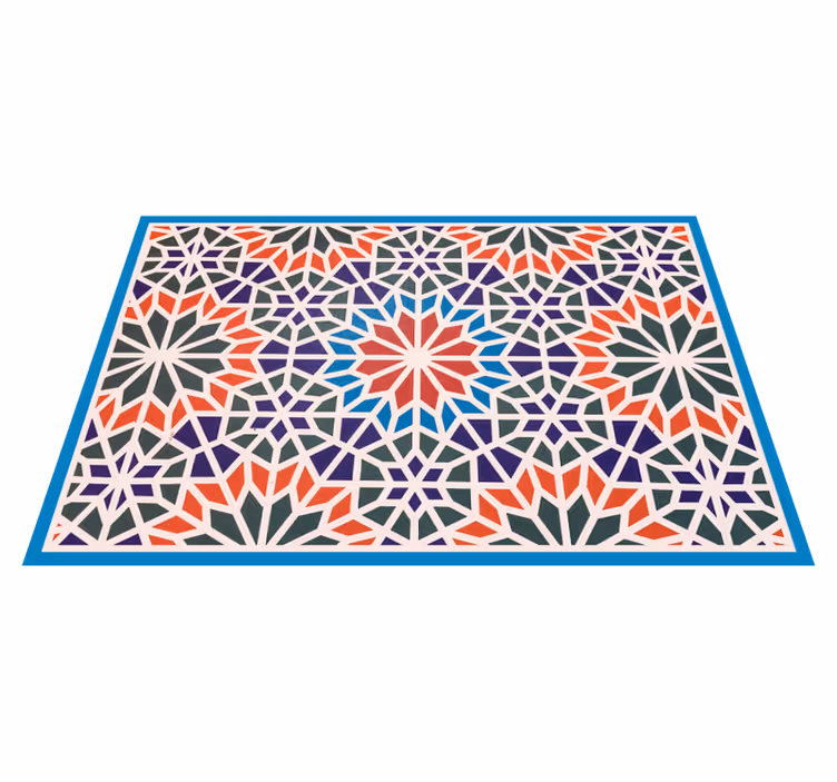 Invecklad geometrisk Vinylmatta Mosaik - Tenstickers