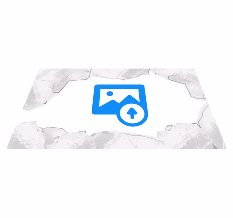 Trasig betong med fotosten vinylmatta - Tenstickers