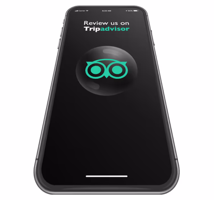 Recensera oss på tripadvisor vinylmatta salu - Tenstickers