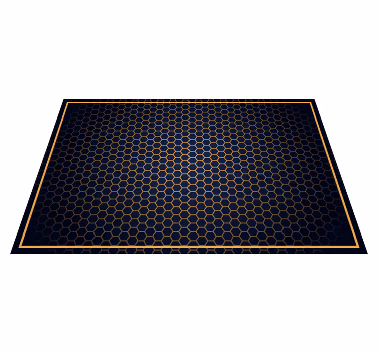 Honeycomb chic Vinylmatta geometrisk - Tenstickers