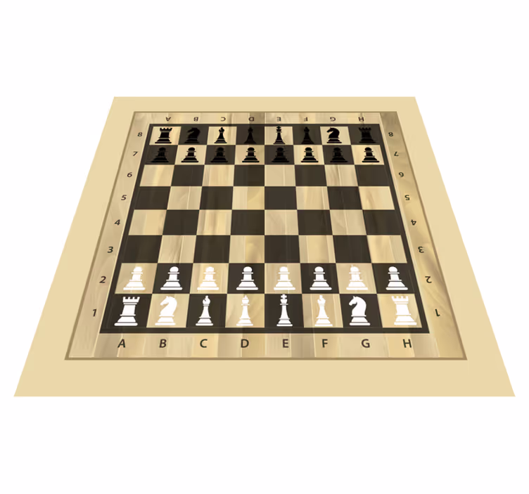 Schackspelyta Vinylmatta spel - Tenstickers