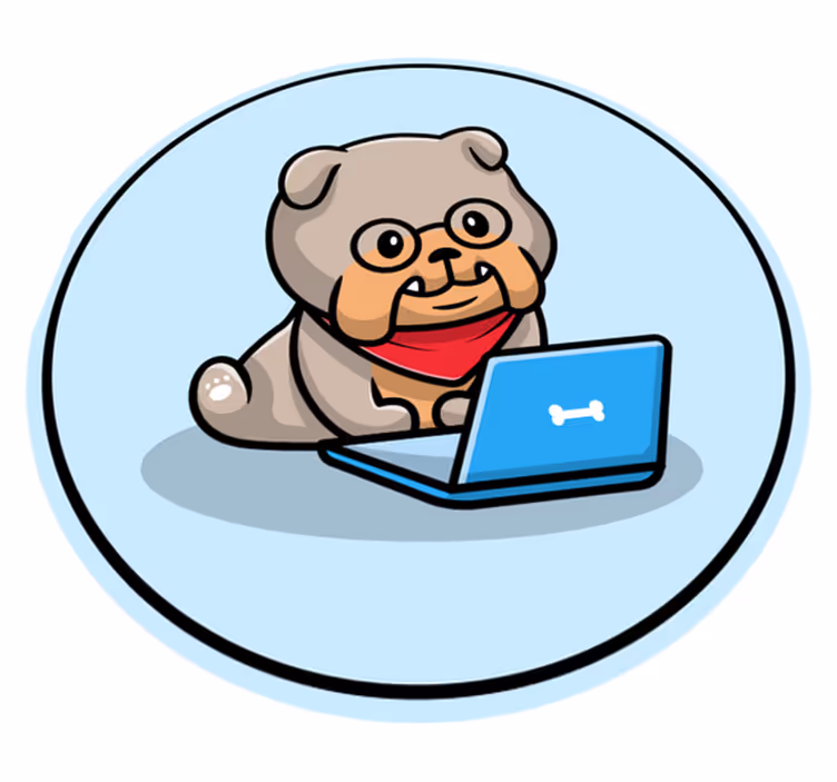 Arbetande tjur hund djur matta - Tenstickers