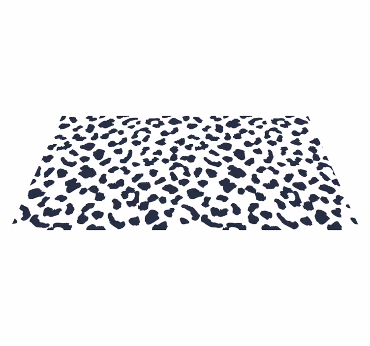 Vinylmatta djurtryck leopardfläckar - Tenstickers