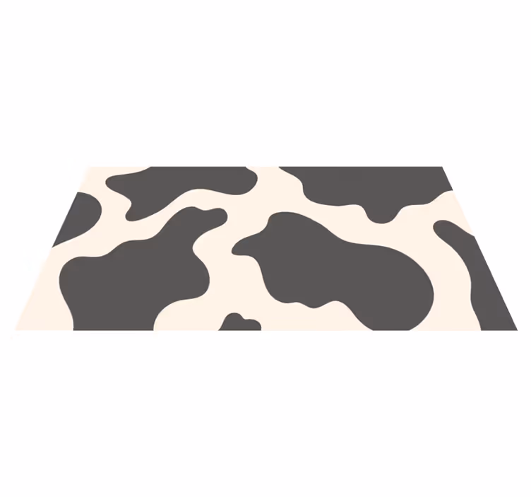 Sylvester ko djur tryck vinyl matta - Tenstickers