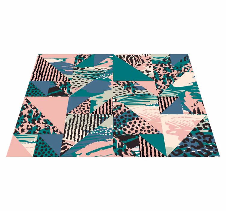 Geometriska lagerabstraktioner Vinylmatta textur - Tenstickers