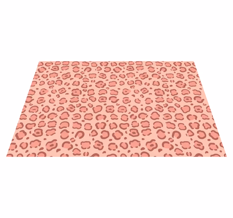 Leopardprickar Vinylmatta djurtryck - Tenstickers
