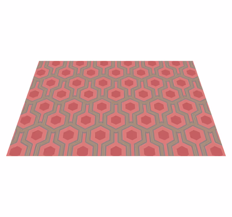 Bikakekonfiguration Vinylmatta geometrisk - Tenstickers