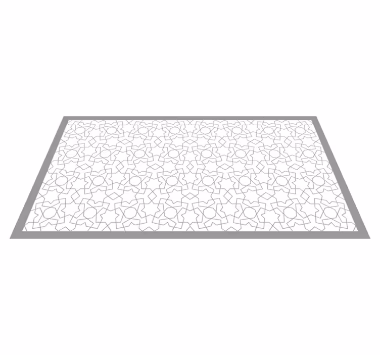 Vinylmatta mosaik med sofistikerade geometriska mönster - Tenstickers