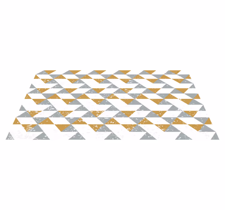 Kök geometriska grunge kök golvplattor - Tenstickers