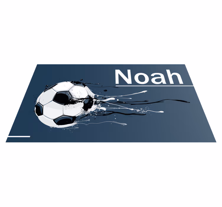 Coola barnanpassade fotbolls vinylmatta - Tenstickers
