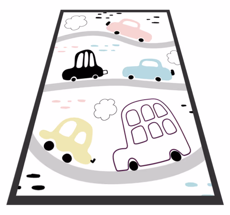 Skandinaviska vägar Vinylmatta daghem - Tenstickers