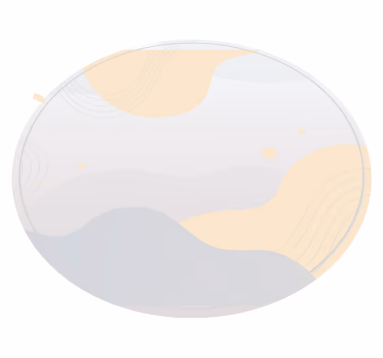 Mjuka vågmotiv Vinylmatta minimalistisk - Tenstickers