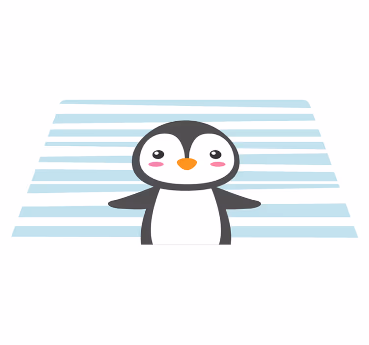 Söt pingvindesign Vinylmatta daghem - Tenstickers