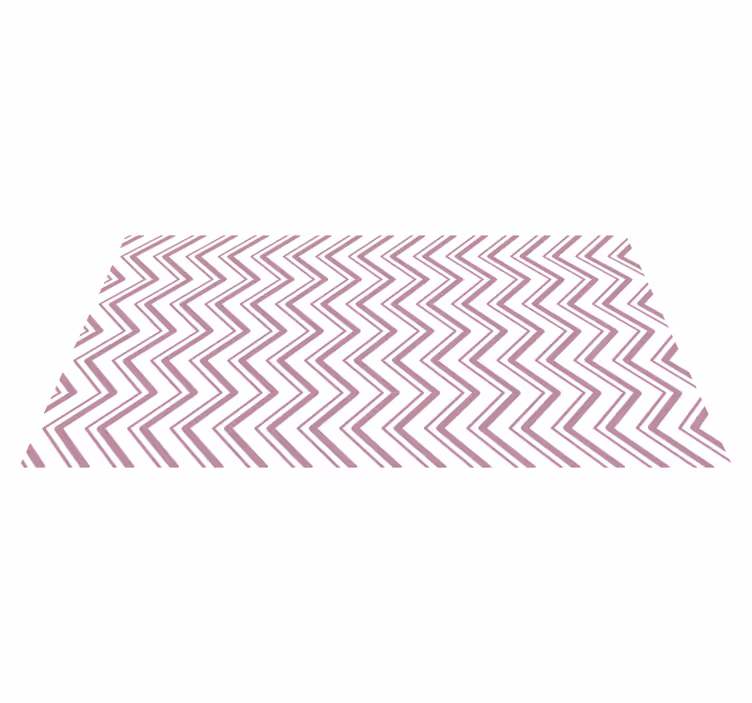 Chevron sicksack koncept Vinylmatta geometrisk - Tenstickers
