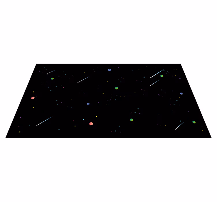Kosmisk stjärnhimmel Vinylmatta Stjärnor - Tenstickers