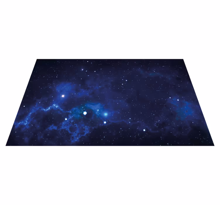 Kosmisk nebulosa scen Vinylmatta Stjärnor - Tenstickers