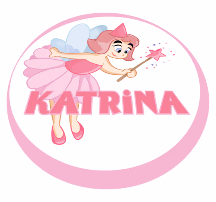 Balettälva-tema Vinylmatta namn - Tenstickers