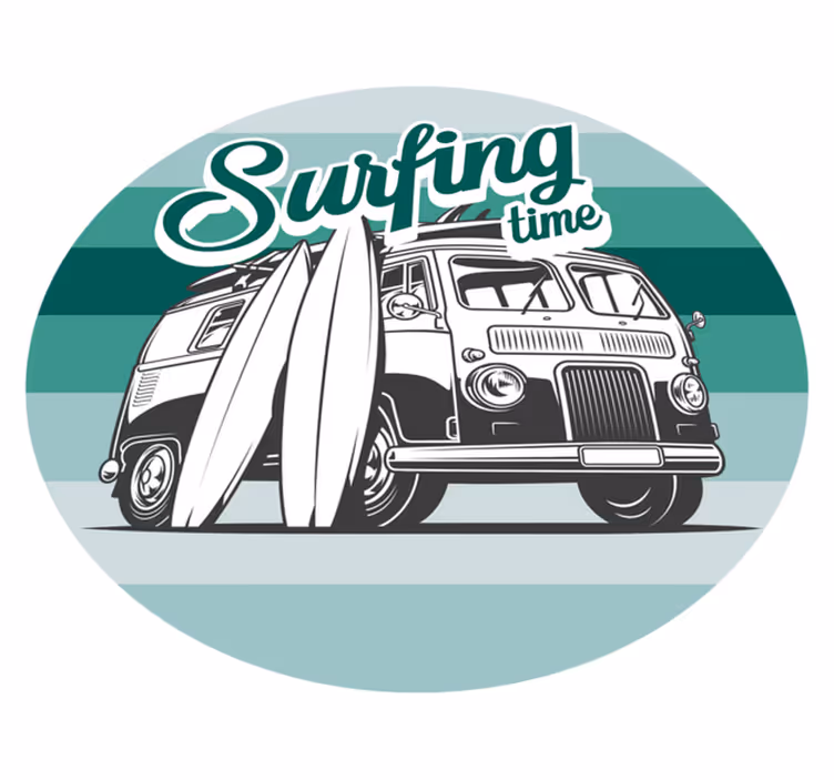 Surfäventyr Vinylmatta Ungdom - Tenstickers