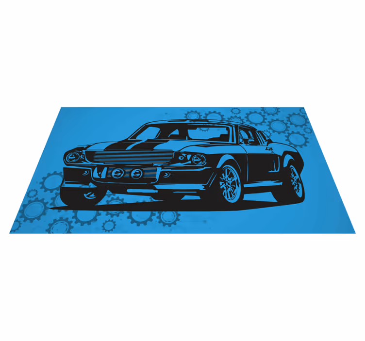 Tidlös bilskildring Andra Vinylmattor - Tenstickers