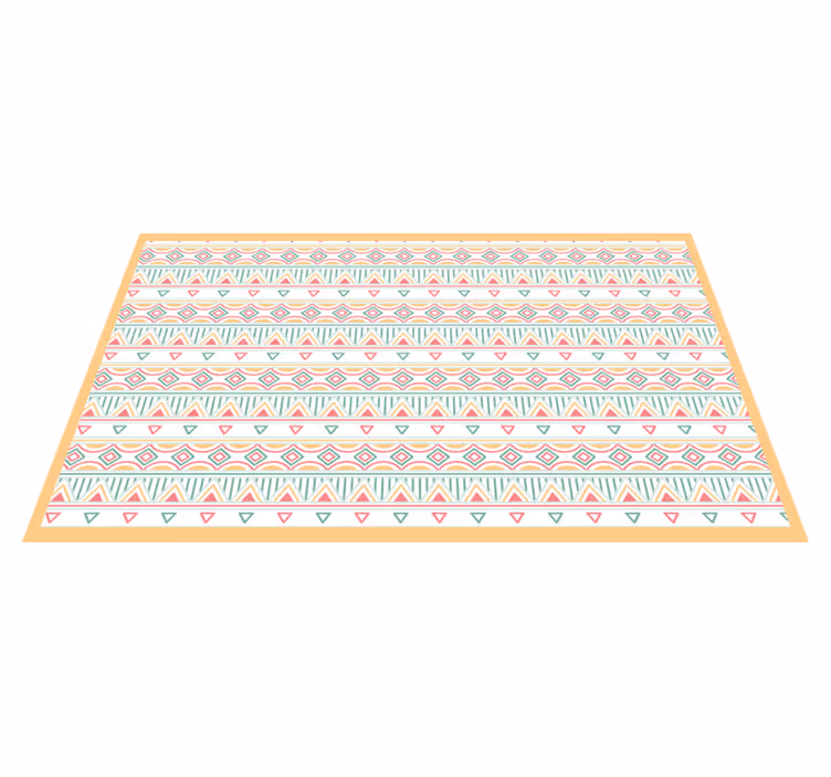 Boho och hippie-stil sovrumsmatta - Tenstickers