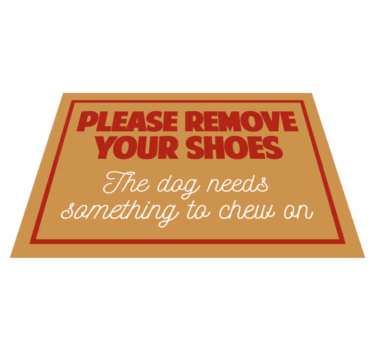 Ta dina skor av modern matta - Tenstickers