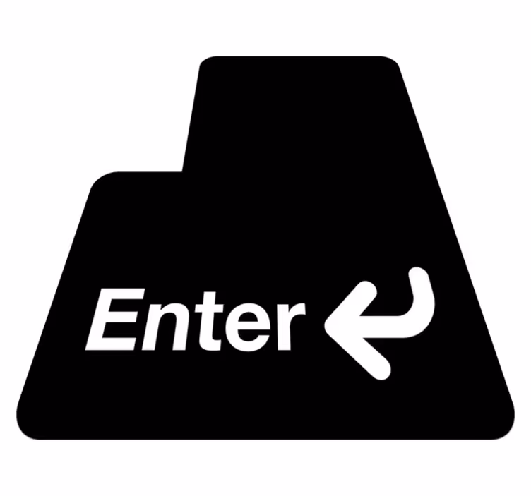 Ange tangentbord modern matta - Tenstickers