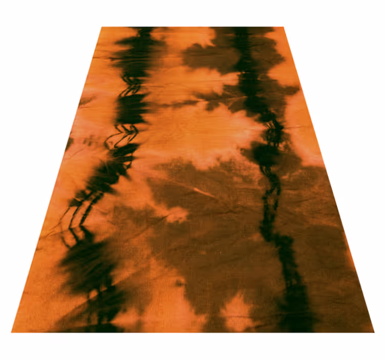 Färgglad tie-dye vinylmatta - Tenstickers