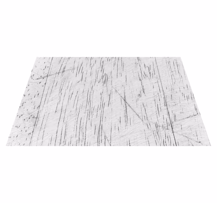 Elegant vitt virke vinylmatta - Tenstickers