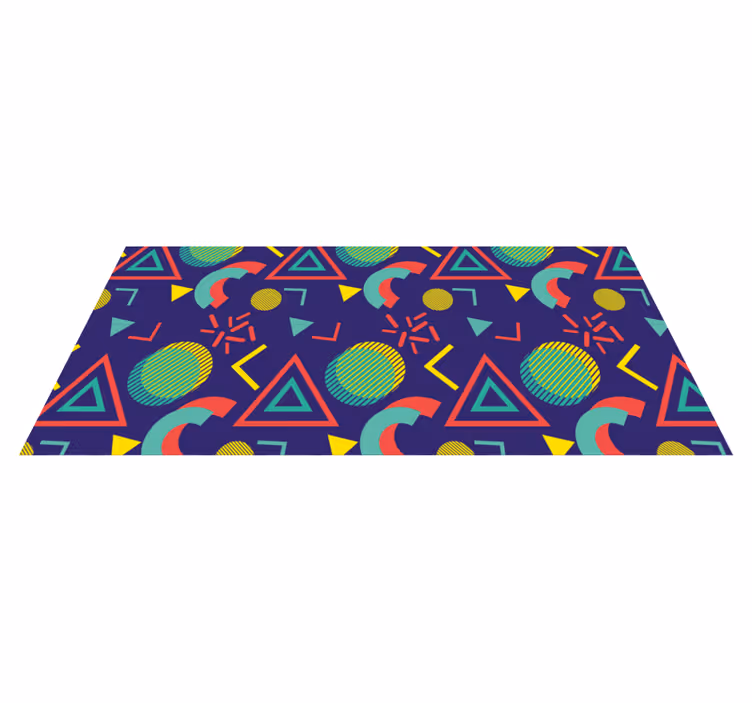 Vinylmatta geometrisk livliga geometriska motiv - Tenstickers