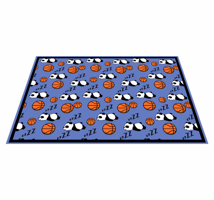 Sovande panda sport Andra Vinylmattor - Tenstickers