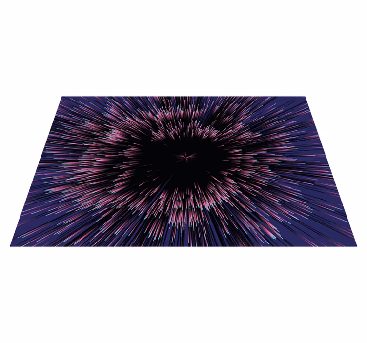 Dynamisk burst-effekt vinylmatta - Tenstickers