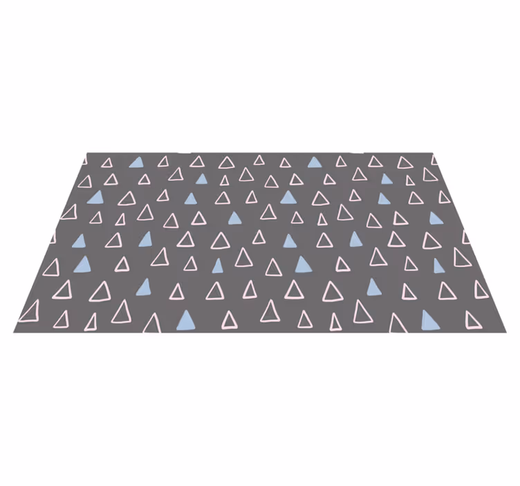 Geometriska pastellfärger minimal matta - Tenstickers