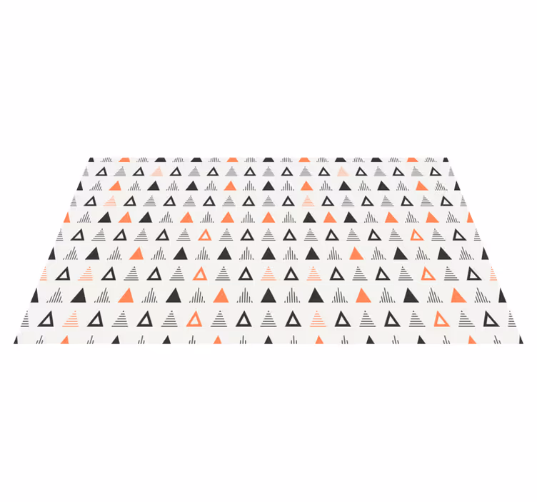 Små triangelmönster Vinylmatta Scandinaviska - Tenstickers
