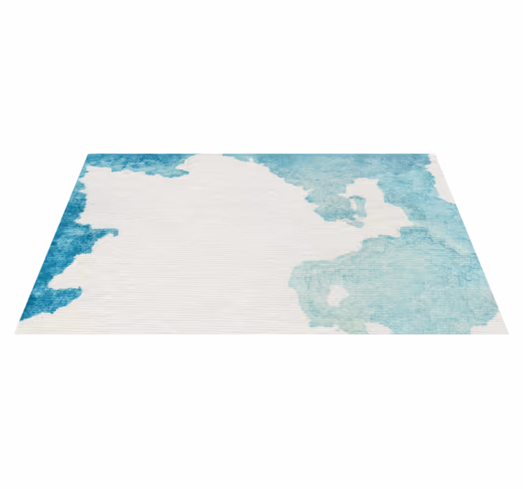 Mild aqua-effekt Vinylmatta badrum - Tenstickers