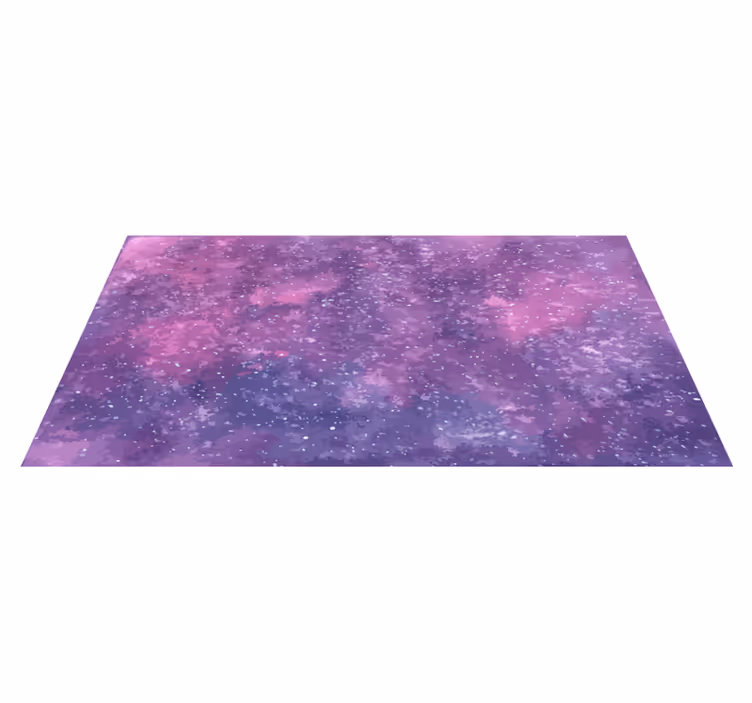 Stjärnbelyst galaxvy Vinylmatta Stjärnor - Tenstickers