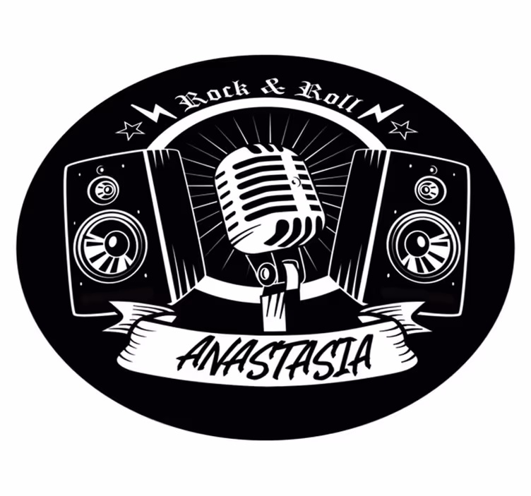 Rock and roll med namn Vinylmatta Ungdom - Tenstickers